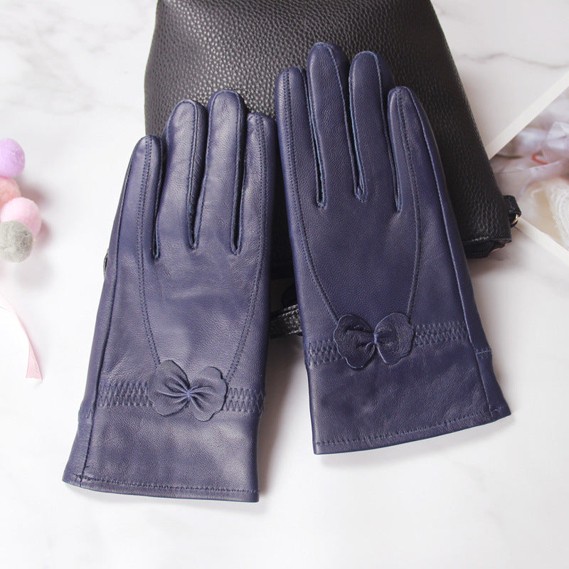 Butterfly Korean style split finger women gloves