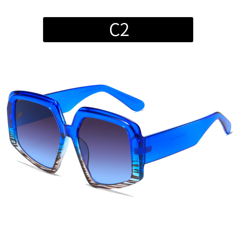 Personality Colorful Trend Sunglasses Women European And America