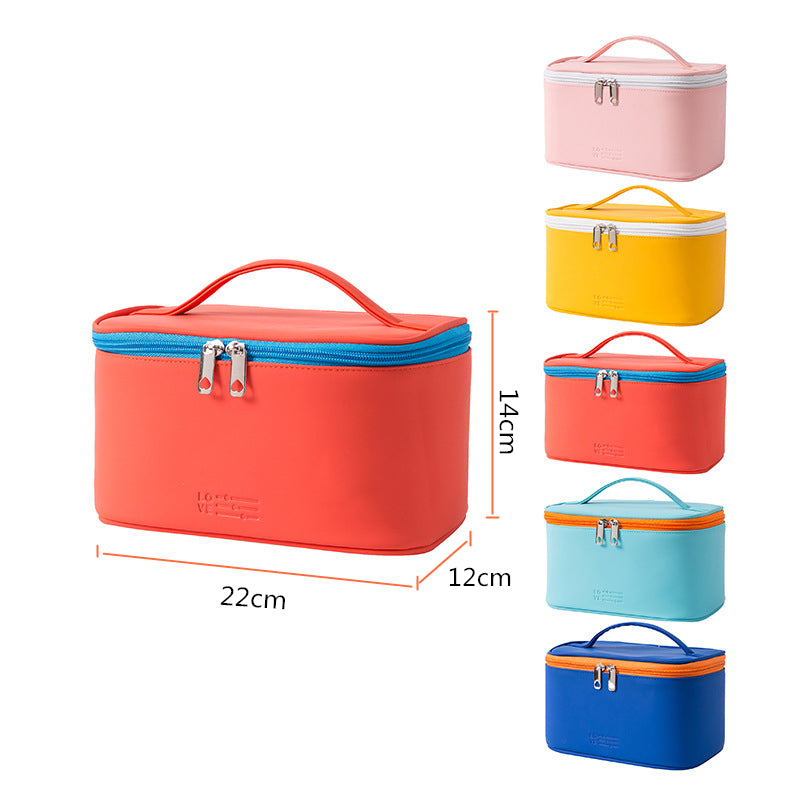 Color waterproof cosmetic bag