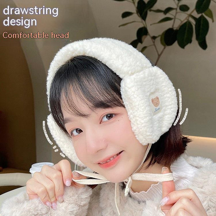 Winter Warm And Cute Bear Earmuffs