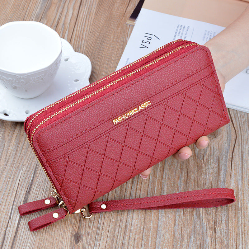 Women's purse long zipper