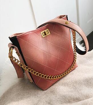 One Shoulder Crossbody Bucket Bag