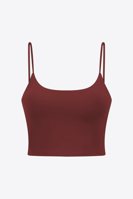 Millennia Feel Like Skin Scoop Neck Sports Cami