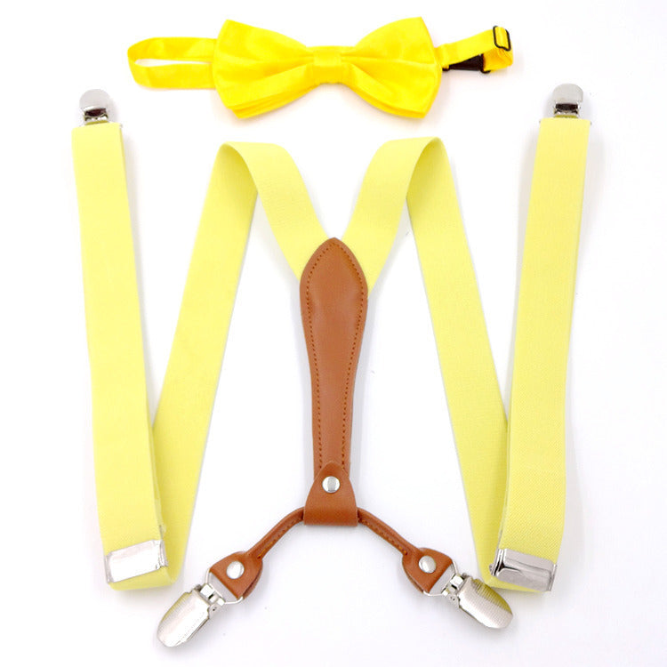 Teenager 2.5cm Candy Color Suspenders Ladies