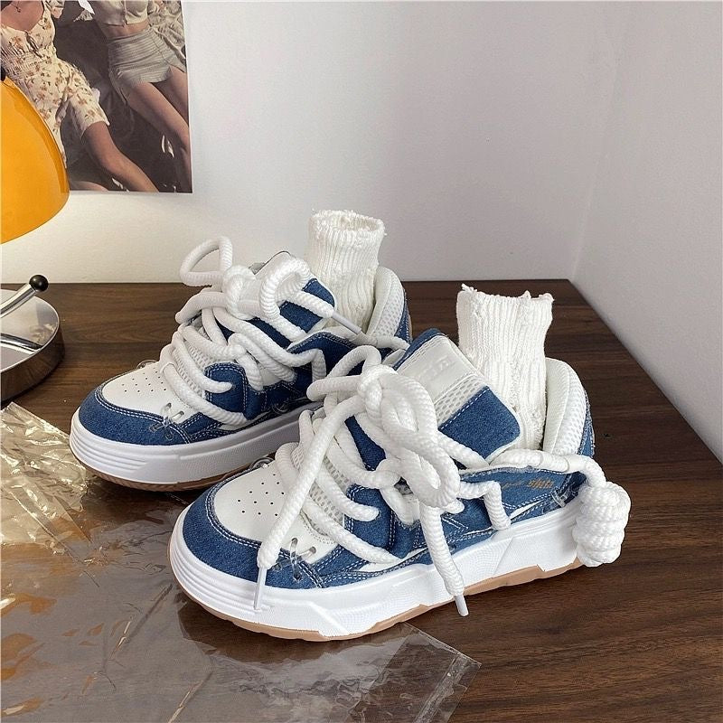 Female Dad Shoes Versatile Student Casual Platform Height Increasing