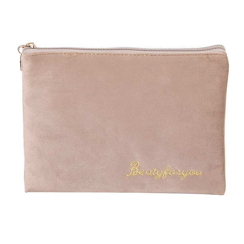 Velvet Cloth Cosmetic Bag Portable Cosmetic Storage Bag