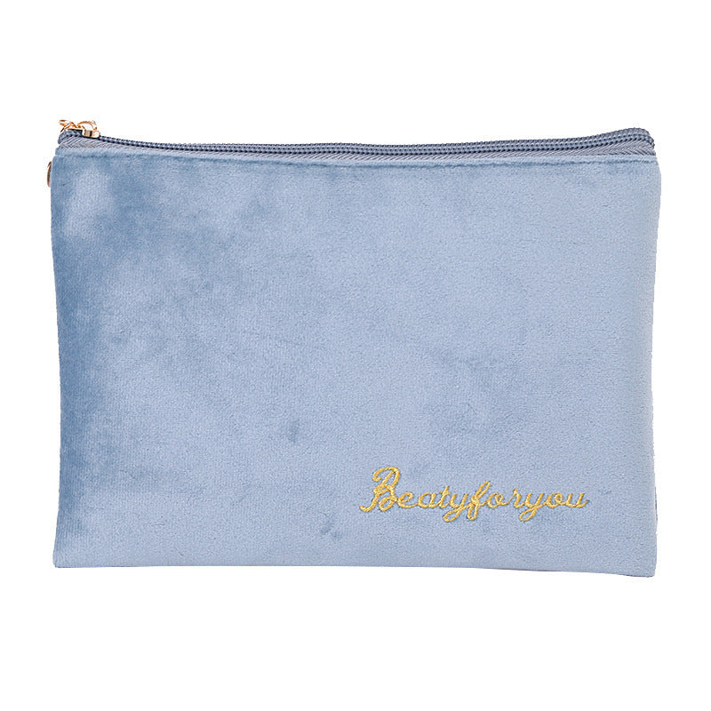 Velvet Cloth Cosmetic Bag Portable Cosmetic Storage Bag