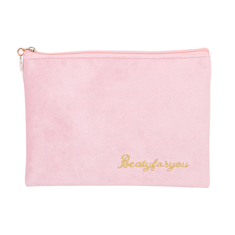 Velvet Cloth Cosmetic Bag Portable Cosmetic Storage Bag