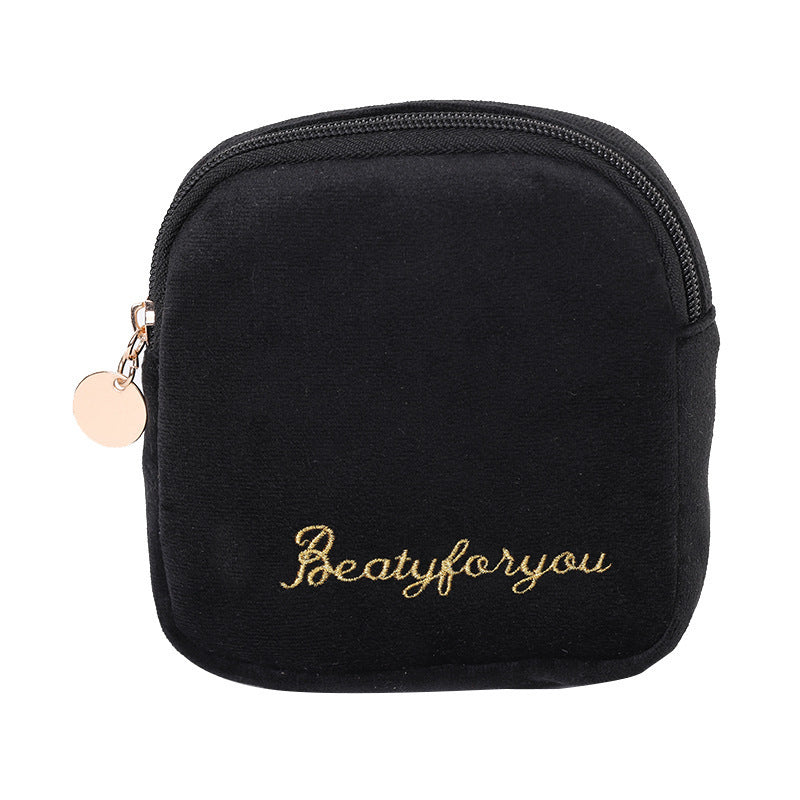 Velvet Cloth Cosmetic Bag Portable Cosmetic Storage Bag