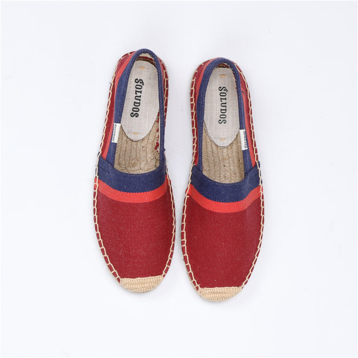 One Legged Straw Espadrilles Fisherman Shoes