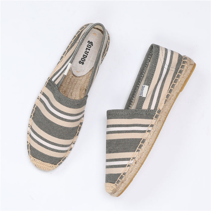 One Legged Straw Espadrilles Fisherman Shoes
