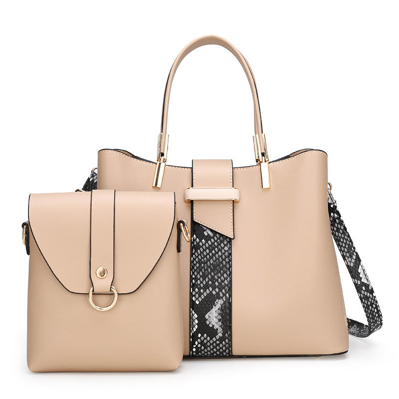 Two-piece Picture-mother Bag Large-capacity Single-handle Shoulder Bag