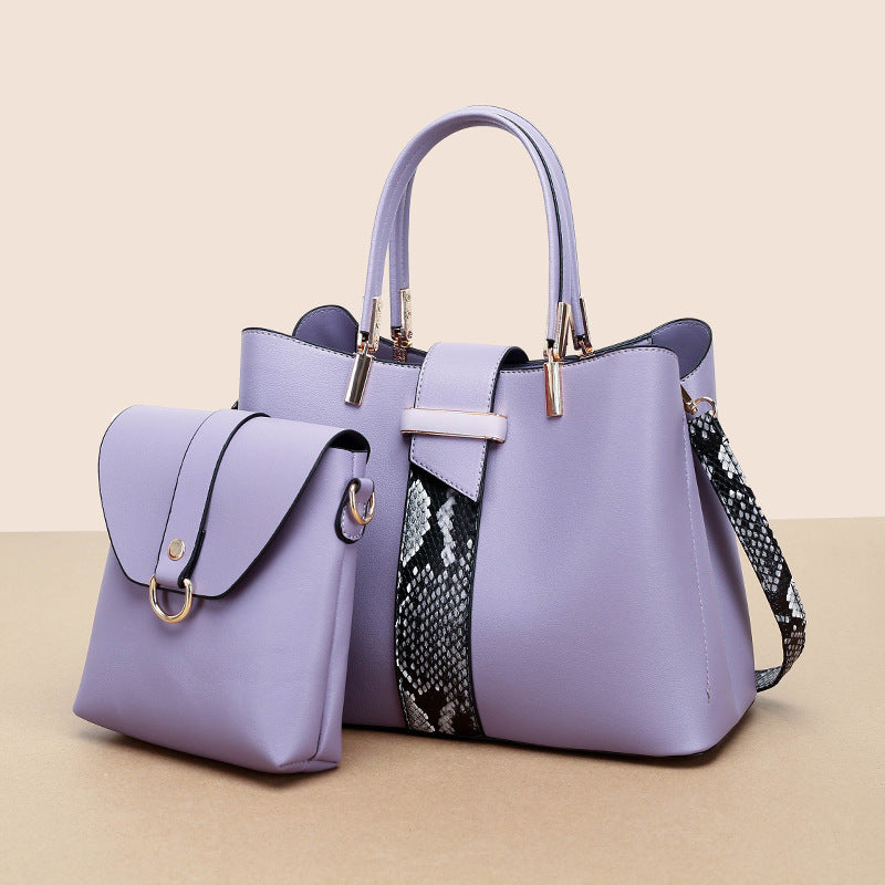 Two-piece Picture-mother Bag Large-capacity Single-handle Shoulder Bag