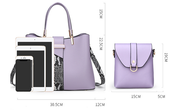 Two-piece Picture-mother Bag Large-capacity Single-handle Shoulder Bag