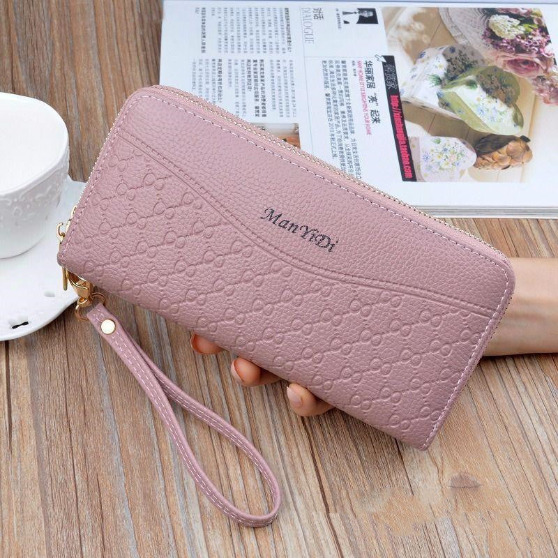Women's purse long zipper
