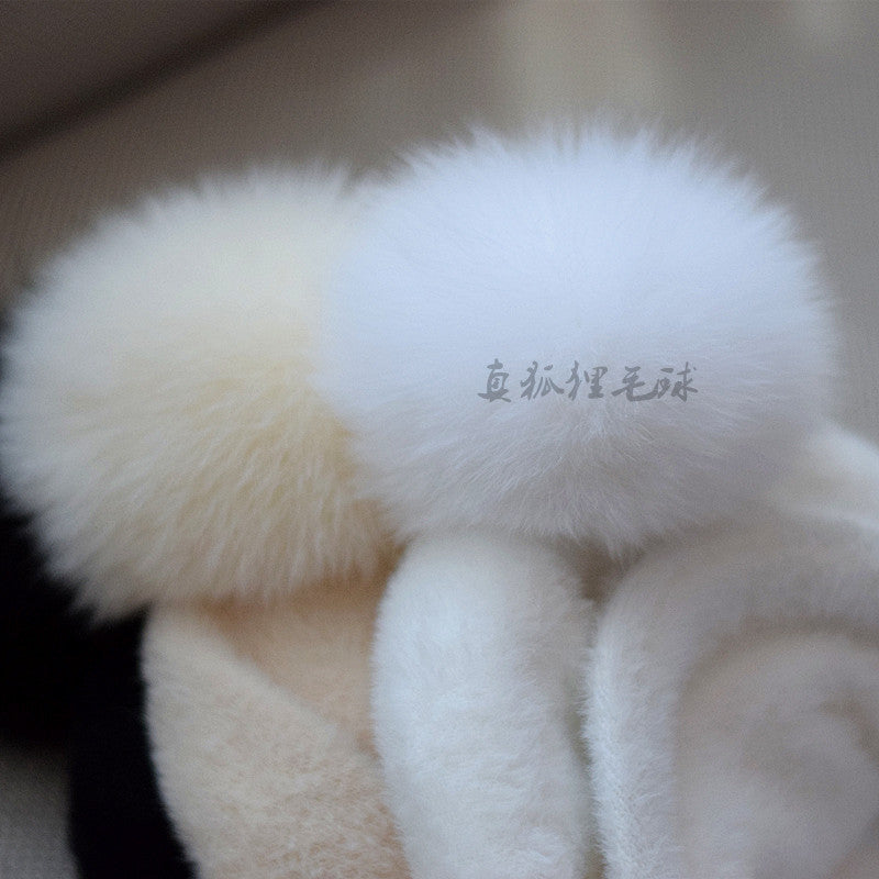 Ushanka Female Earflaps Warm Pilot Hat Riding