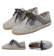 New spring and summer espadrilles comfortable lazy flat casual men's shoes women's shoes life home travel canvas shoes