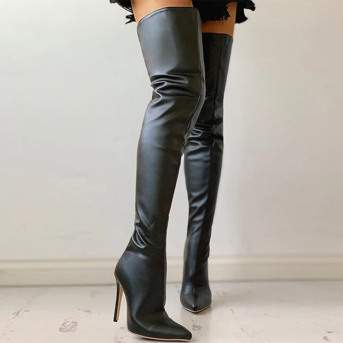 Women's New Adhesive Sole Knee Boots