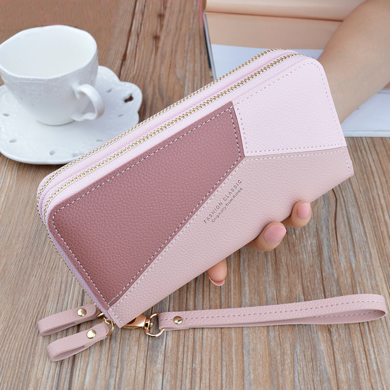 Women's purse long zipper