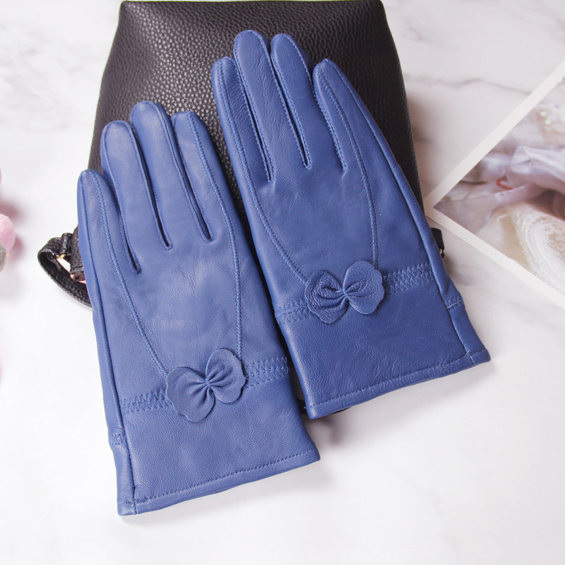 Butterfly Korean style split finger women gloves