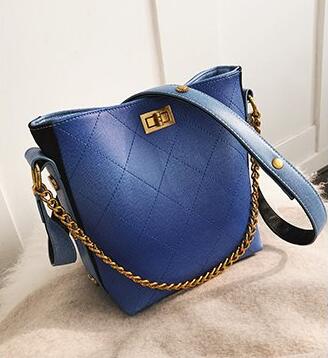 One Shoulder Crossbody Bucket Bag