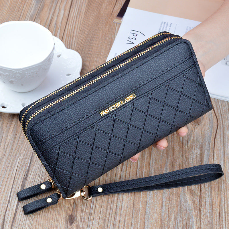 Women's purse long zipper