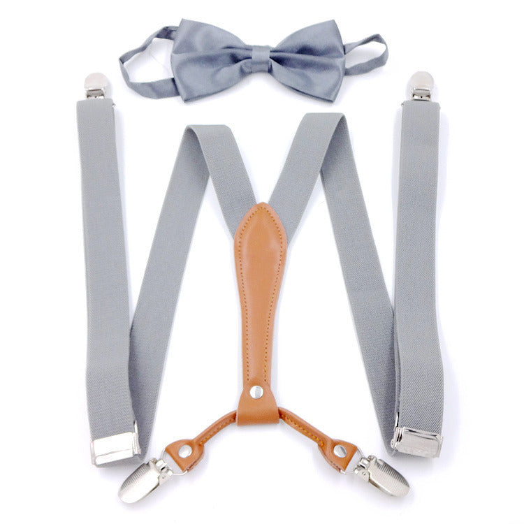 Teenager 2.5cm Candy Color Suspenders Ladies