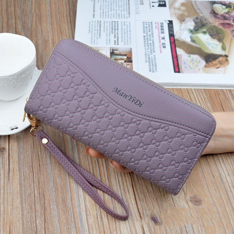 Women's purse long zipper