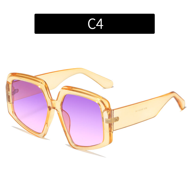 Personality Colorful Trend Sunglasses Women European And America