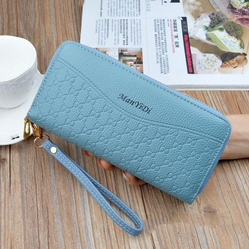 Women's purse long zipper