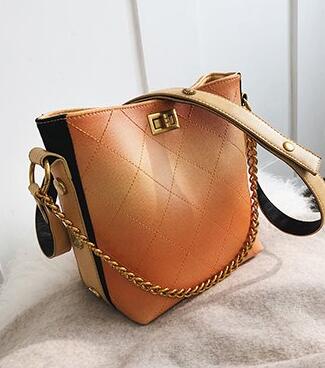 One Shoulder Crossbody Bucket Bag