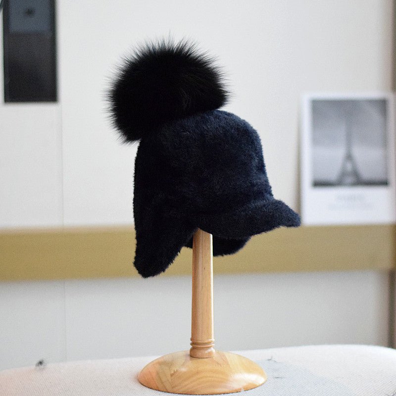 Ushanka Female Earflaps Warm Pilot Hat Riding