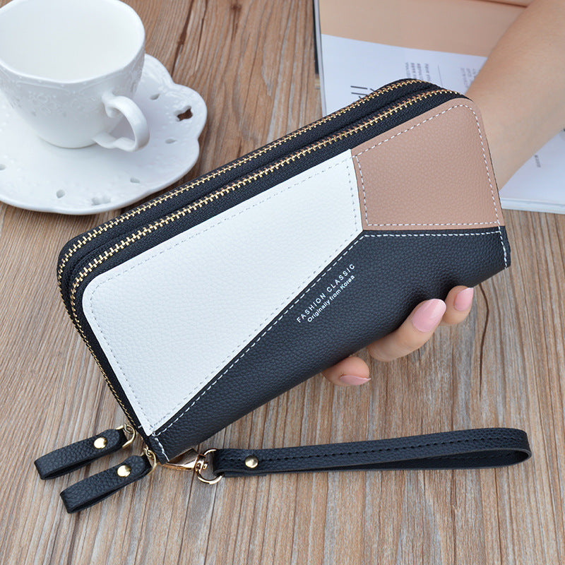 Women's purse long zipper