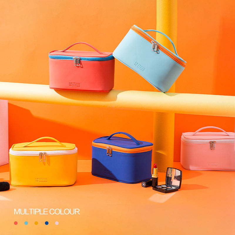 Color waterproof cosmetic bag