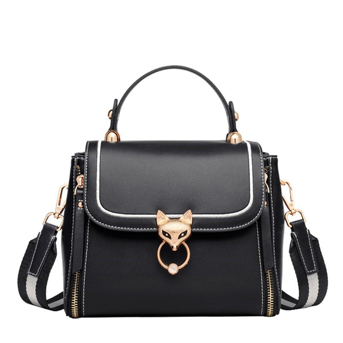 Fashion Lady Handbag Women Chic Shoulder Purse Female Split Leather Stylish Crossbody Bags Large Capacity