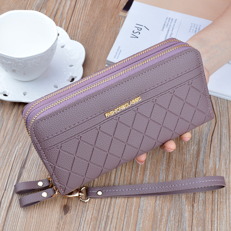 Women's purse long zipper