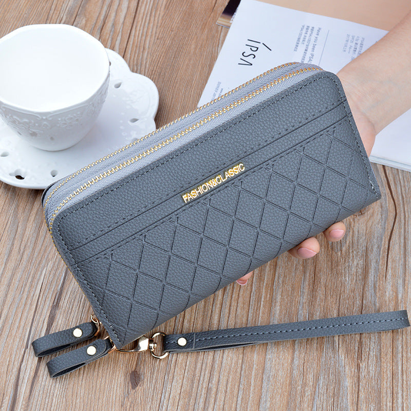 Women's purse long zipper