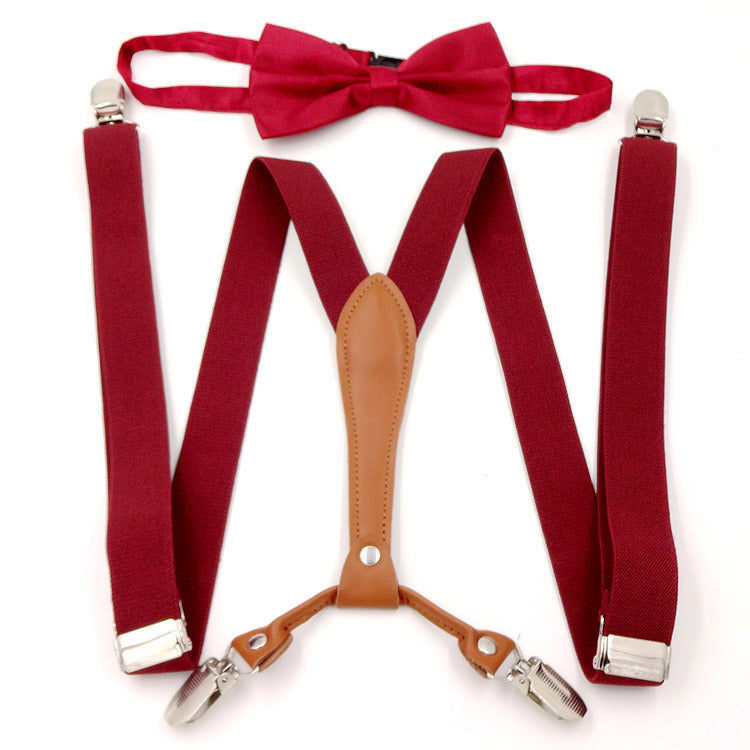 Teenager 2.5cm Candy Color Suspenders Ladies