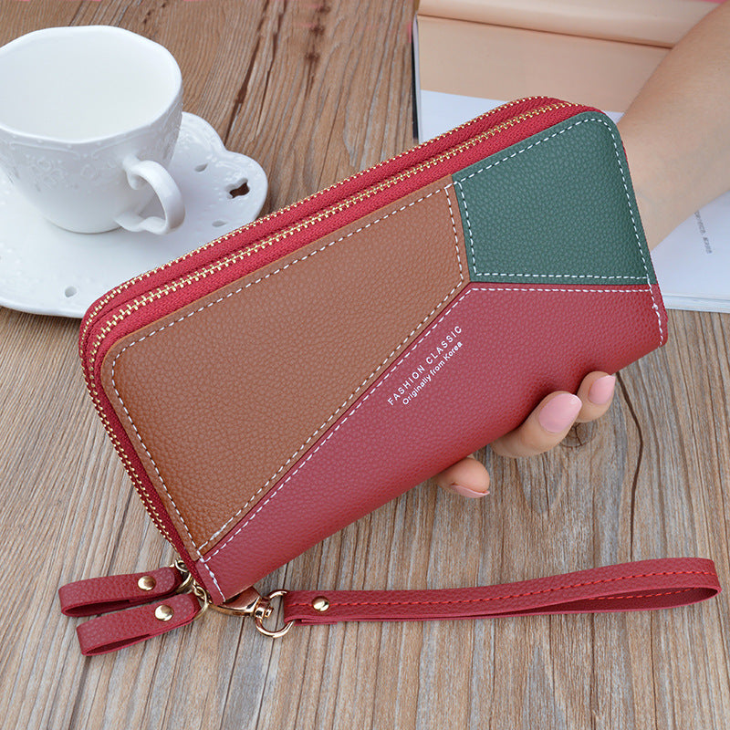 Women's purse long zipper