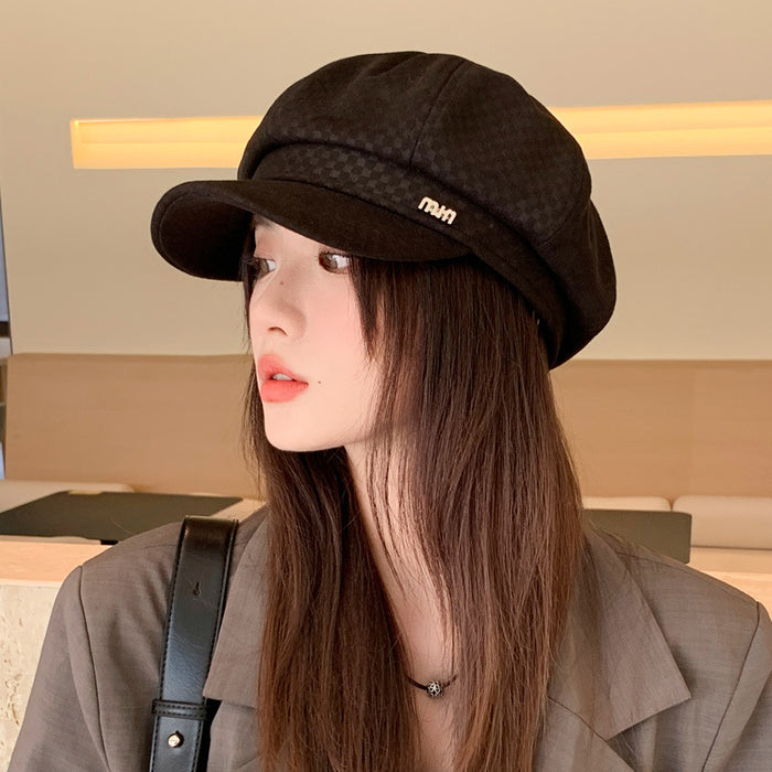 Autumn And Winter Look A Bit Retro Easy Matching Newsboy Hat