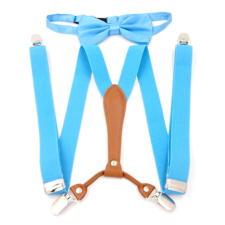 Teenager 2.5cm Candy Color Suspenders Ladies