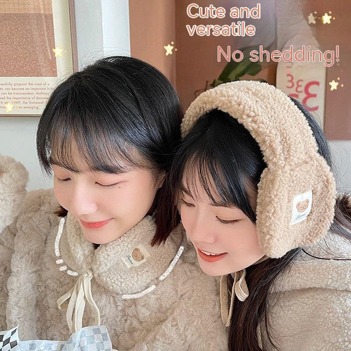 Winter Warm And Cute Bear Earmuffs